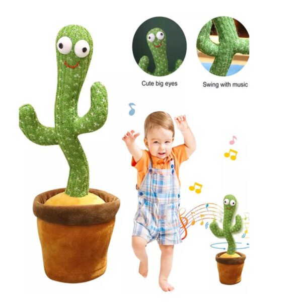 Peluche de cactus bailarín con canciones