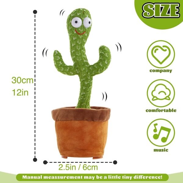 Peluche de cactus bailarín con canciones - Imagen 2