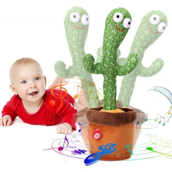 Peluche de cactus bailarín con canciones - Imagen 3