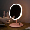 Espejo LED táctil con base de almacenamiento