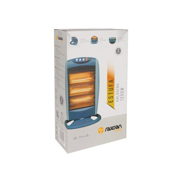 Calentador Estufa Halógena 1200W RAYDAN - Imagen 4
