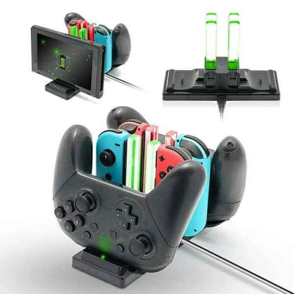 Estación De Carga para Nintendo Switch 6 en 1 - Imagen 4
