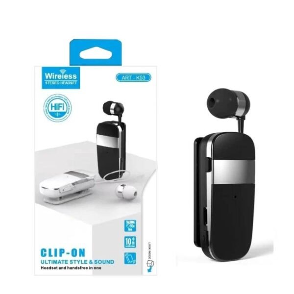 Auriculares Bluetooth Clip-On