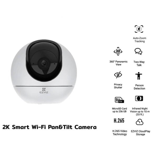 Cámara Doméstica EZVIZ C6 2K⁺ - Imagen 3