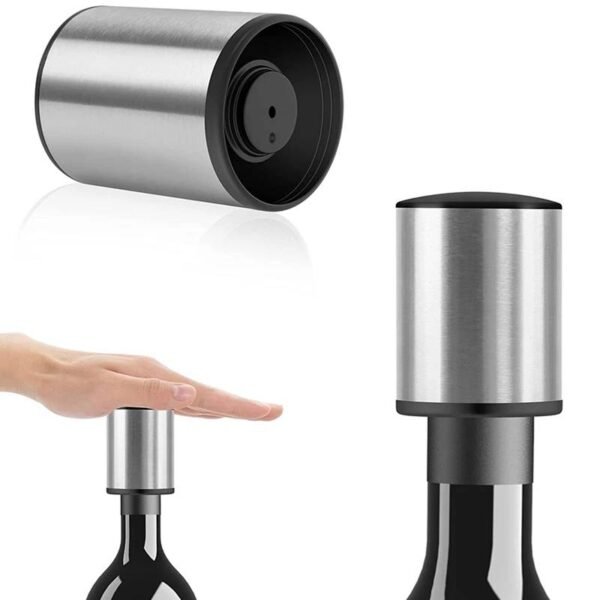 Tapón de vino con bomba de vacío - Imagen 2