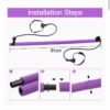 Bandas de resistencia con barra para Yoga, Crossfit y Pilates - Imagen 4