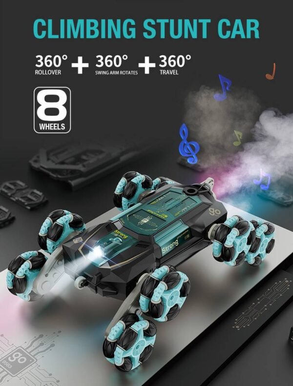 Coche teledirigido con 8 ruedas - Imagen 2