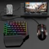 4 en 1 Juego de móvil Combo Pack con teclado y ratón