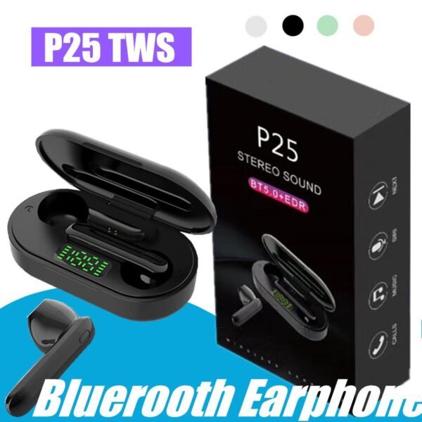 Auriculares inalámbricos P25 con Bluetooth