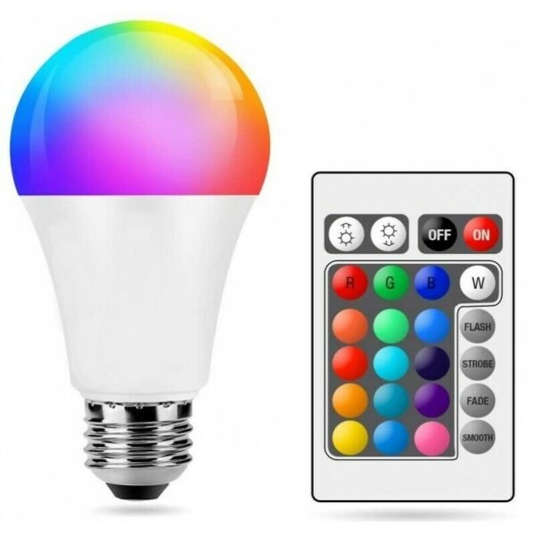 Bombillas multicolor con mando