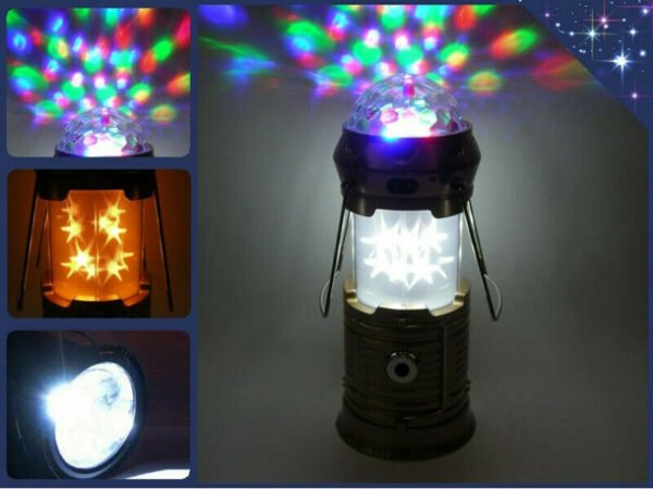 Lámpara camping con luces de escenarios 3 en 1 - Imagen 2
