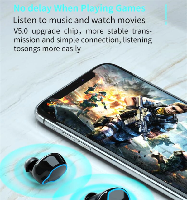 Auriculares inalámbricos 2000mAh - Imagen 4