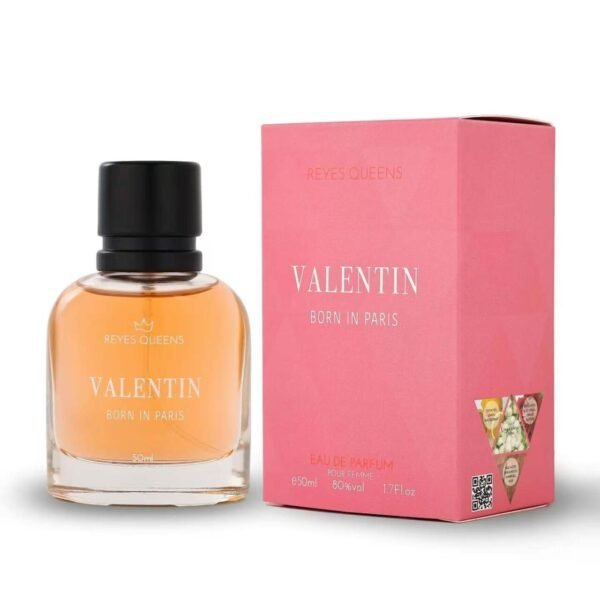 Perfume Valentin nacido en Paris para Mujer 50ML - Reyes Queens - Imagen 2