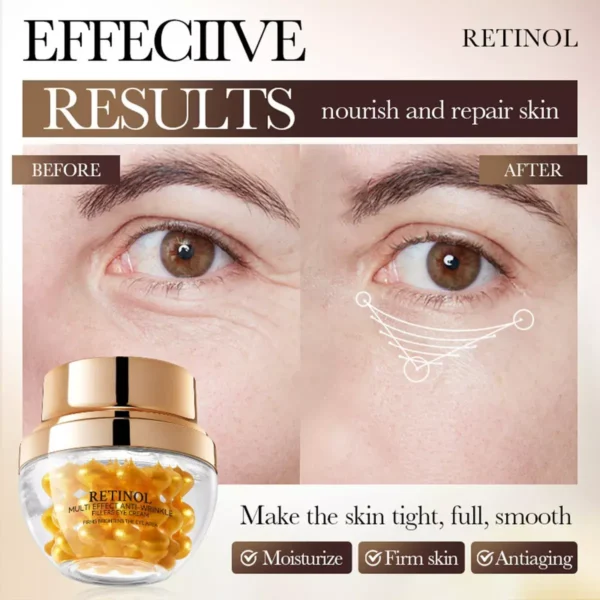 Contorno de Ojos Reafirmante con Retinol – Ilumina y Suaviza las Líneas de Expresión - Imagen 2