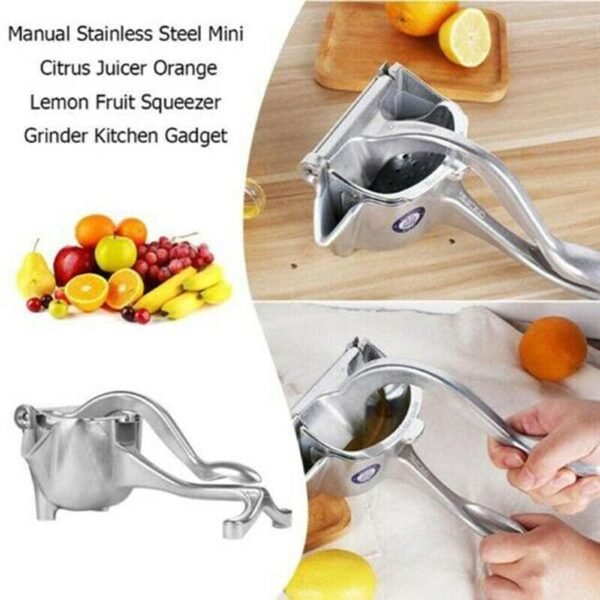 Exprimidor Manual de Limones en Acero Inoxidable - Imagen 2