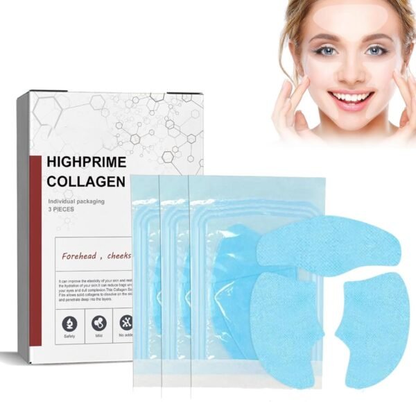 Parches Faciales de Colágeno Hidrolizado – Hidratación, Firmeza y Juventud para tu Piel