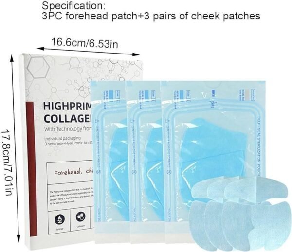 Parches Faciales de Colágeno Hidrolizado – Hidratación, Firmeza y Juventud para tu Piel - Imagen 7