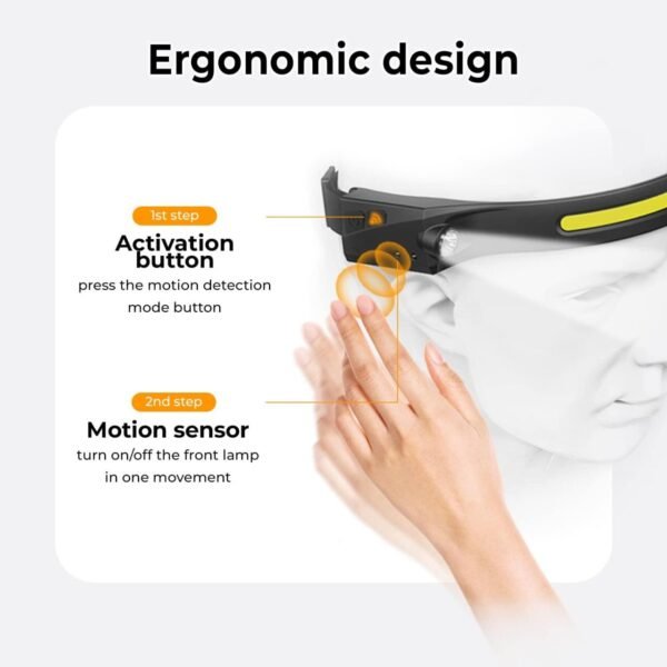 Faro LED Recargable con Sensor de Movimiento - Imagen 5