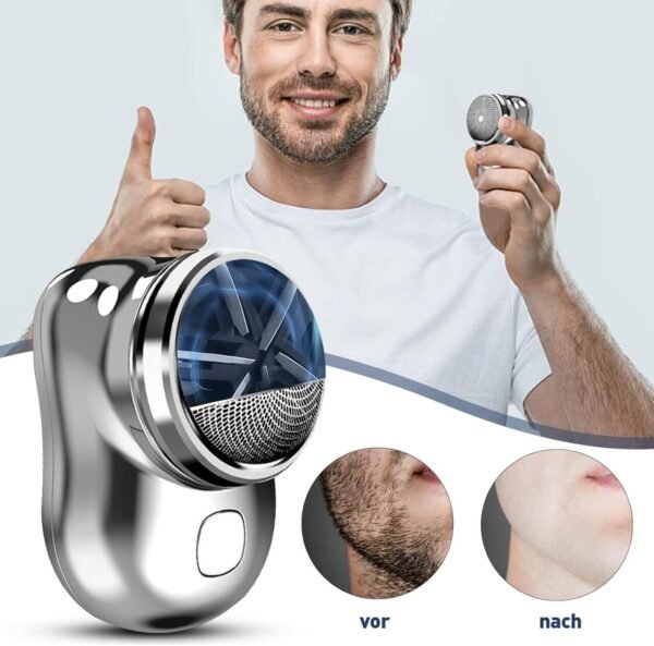 Mini Afeitadora Eléctrica Portátil para Hombre - Imagen 7