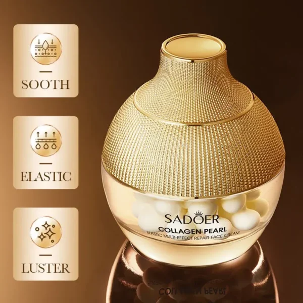 Crema Facial Reparadora Multiefecto Perla Elástica 70g – Hidratación, Regeneración y Luminosidad en un Solo Paso - Imagen 6