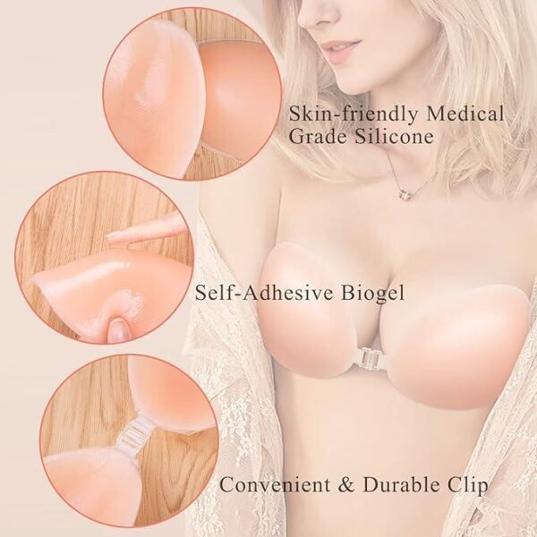 Sujetador Push-Up Invisible Sin Tirantes - Imagen 6