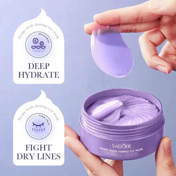 Parches Reafirmantes para Ojos con 60% de AHA + Antioxidantes (60 piezas) - Imagen 7
