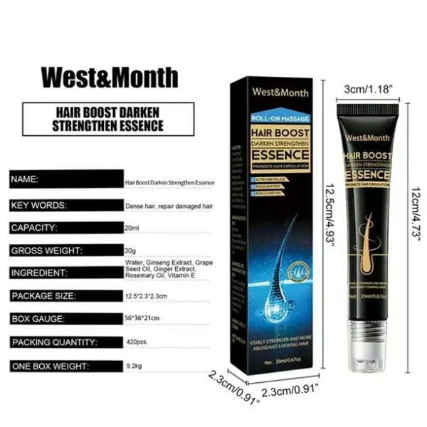 Esencia Anticaída de Cabello Regeneradora Roll-On (20ml) – Fortalece y Estimula el Crecimiento Capilar - Imagen 6