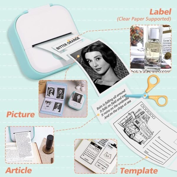 Mini Impresora Portátil Fragraty - Imagen 4