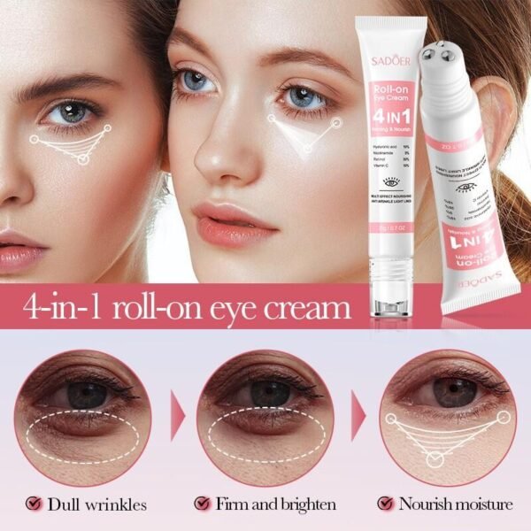 Contorno de Ojos 4 en 1 – Repara y Nutre (20g) | Hidratación, Reafirmación y Antiedad - Imagen 2