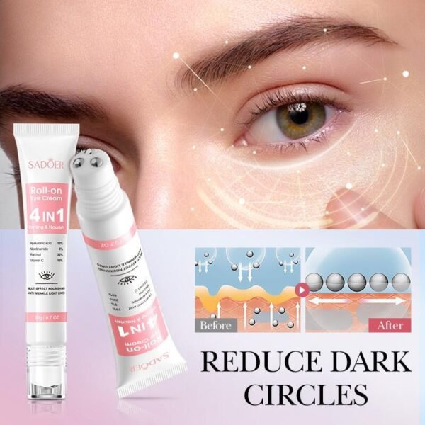 Contorno de Ojos 4 en 1 – Repara y Nutre (20g) | Hidratación, Reafirmación y Antiedad - Imagen 3