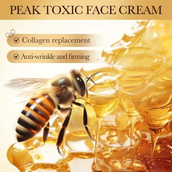 Crema Facial Reafirmante Antiarrugas con Veneno de Abeja (50g) – Efecto Lifting Natural - Imagen 3