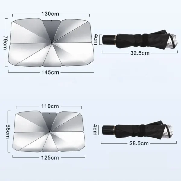 Parasol plegable de coche universal - Imagen 3