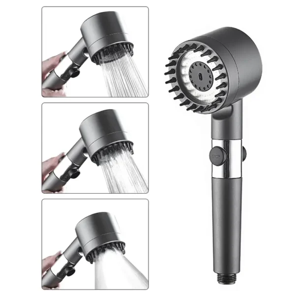 Cabezal de Ducha Turbo de Alta Presión – Ducha Eficiente y Revitalizante - Imagen 3