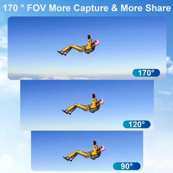 Cámara Deportiva HD 1080P Sumergible con WiFi – Captura Aventuras con Calidad y Conectividad - Imagen 5