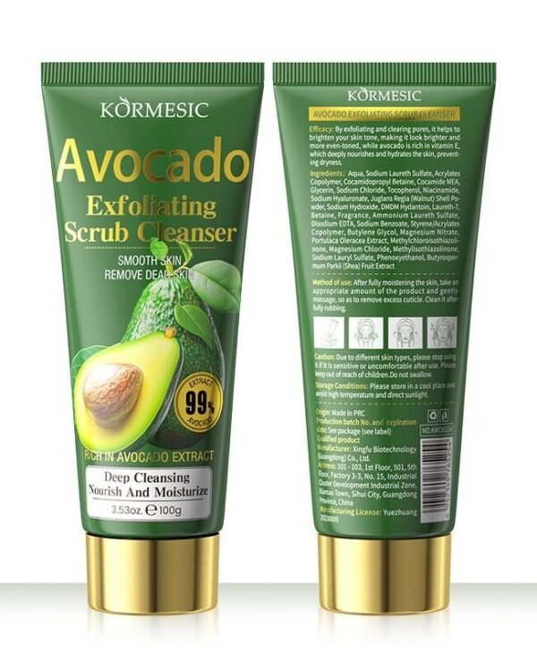Limpiador Facial Exfoliante de Aguacate 100ml