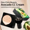 Base de Maquillaje CC Aguacate – Hidratante, Correctora y Multifuncional, Control de Brillos, Cobertura Natural