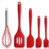 Juego de Espátulas de Cocina de Silicona Antiadherente (5 piezas)