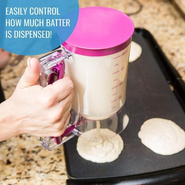 Jarra Dispensadora De Masa Con Tapa - Control Preciso Y Cocina Limpia - Imagen 3