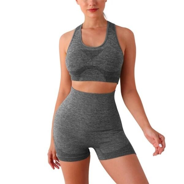  Leggings Mujer Push Up Gris – Talla Única - Imagen 4