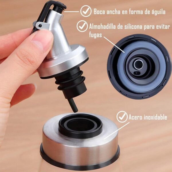 Dispensador de Aceite con Medidor Integrado y Antigoteo - Imagen 6