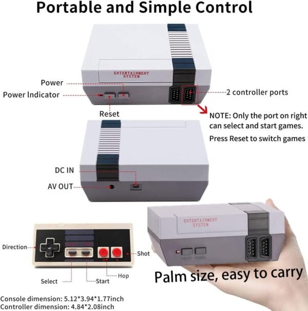 Consola retro 620 juegos - Imagen 4