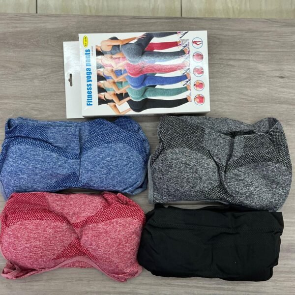  Leggings Mujer Push Up Gris – Talla Única - Imagen 3