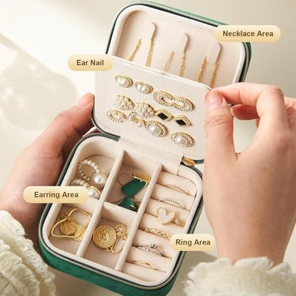 Joyero Portable de Viaje – Organización Elegante y Compacta para tus Joyas