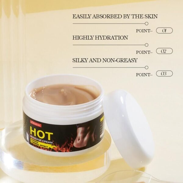 Crema De Masaje Caliente Con Cafeína   - 85GR - Imagen 5