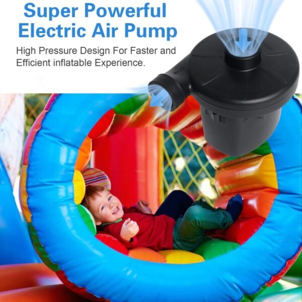 Inflador Eléctrico Portátil 240V AC / 12V DC – Bomba de Aire 2 en 1 - Imagen 3