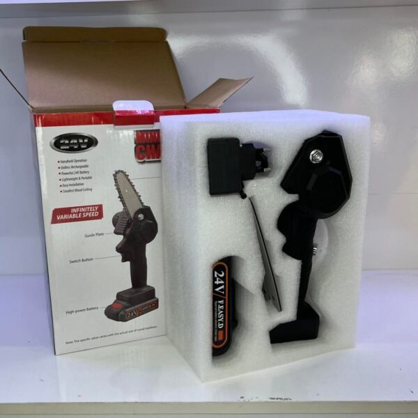 Mini Motosierra Eléctrica de Mano – Potencia Portátil para Cortes Precisos - Imagen 3