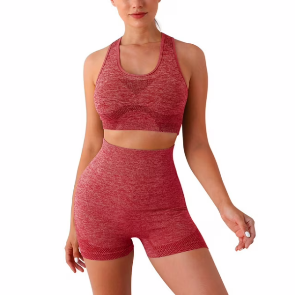 Conjunto Deportivo Mujer 2 Piezas Rojo – Talla Única - Imagen 3