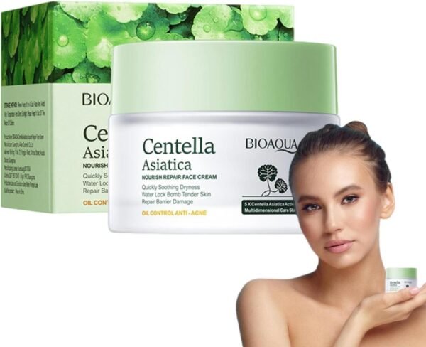 Crema Facial Hidratante de Centella Asiática – Calma, Repara e Hidrata (50 g)