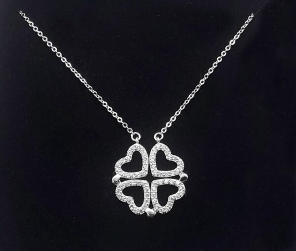 Collar Trébol Love + Cajita Regalo - Imagen 2