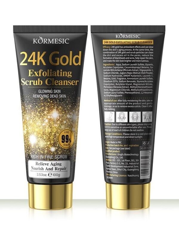 Limpiador Facial Exfoliante 24K – 100ml